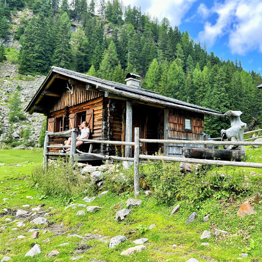 Almhütte Außenansicht